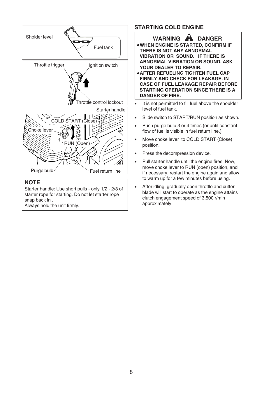 Echo SRM-400U User Manual | Page 8 / 22