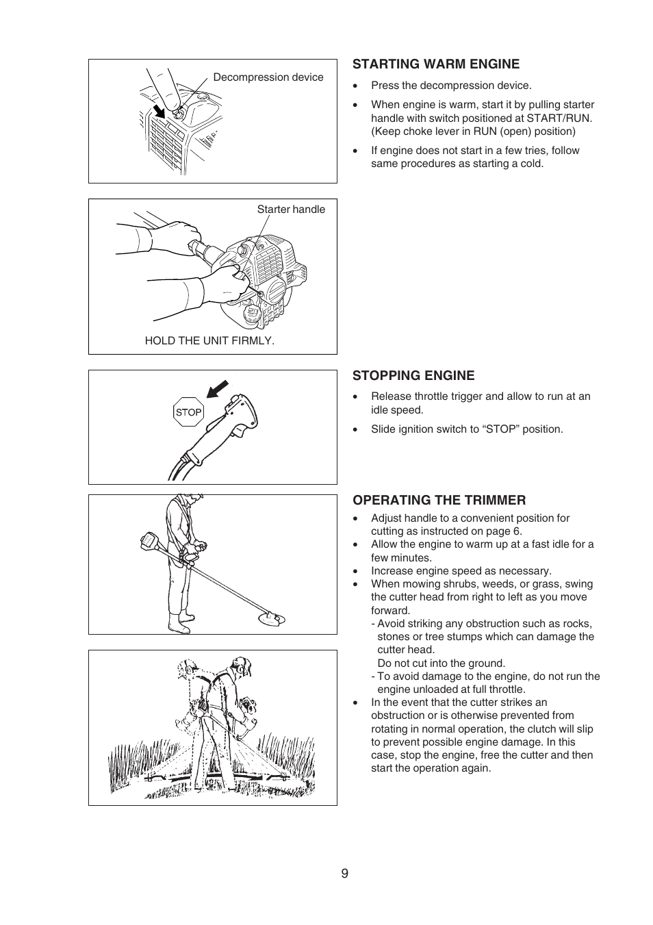 Echo SRM-400U User Manual | Page 9 / 22