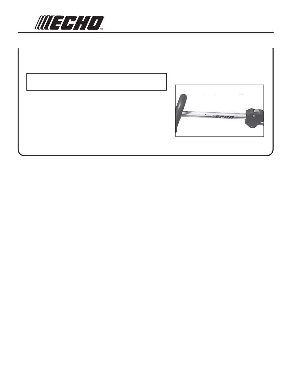 Front handle | Echo SHC-210 User Manual | Page 10 / 28