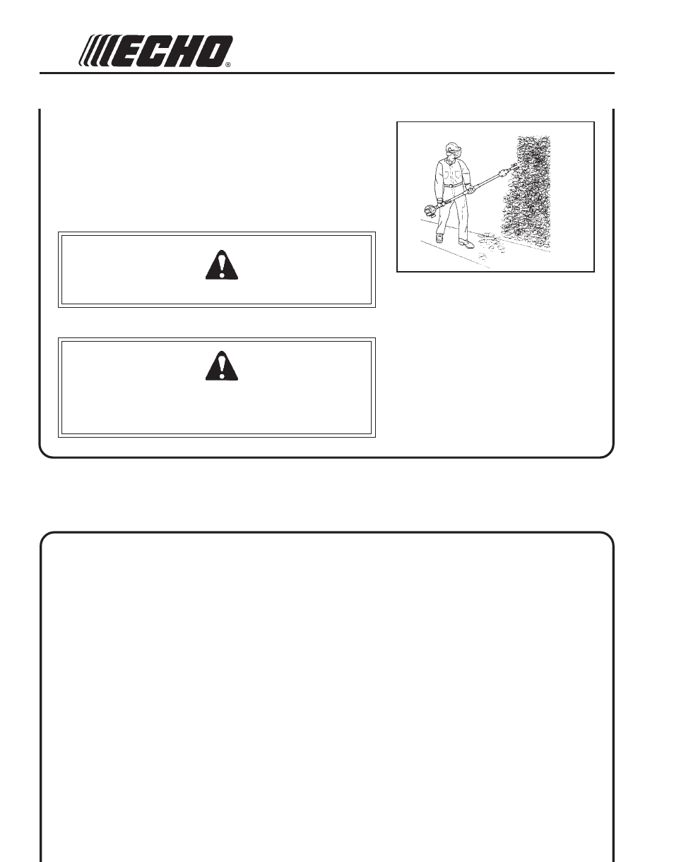 Hedge trimming, Maintenance | Echo SHC-210 User Manual | Page 14 / 28