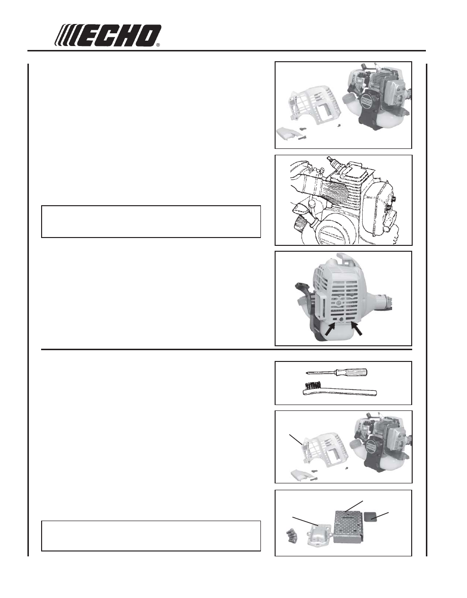 Exhaust system | Echo SHC-210 User Manual | Page 18 / 28