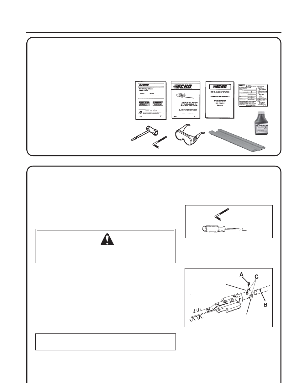 Echo SHC-210 User Manual | Page 9 / 28