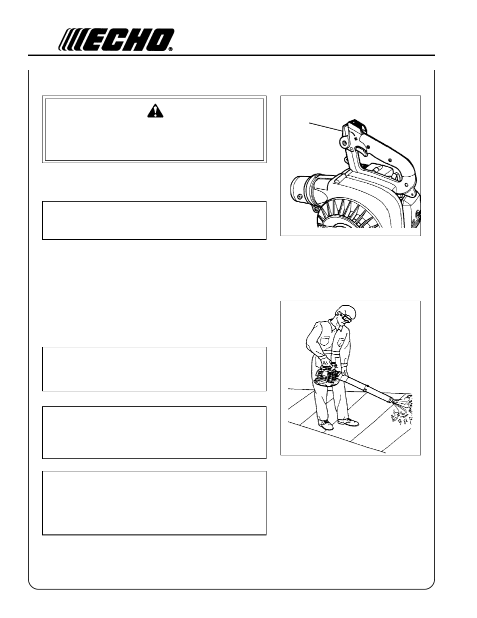 Echo PB-2400 User Manual | Page 14 / 24