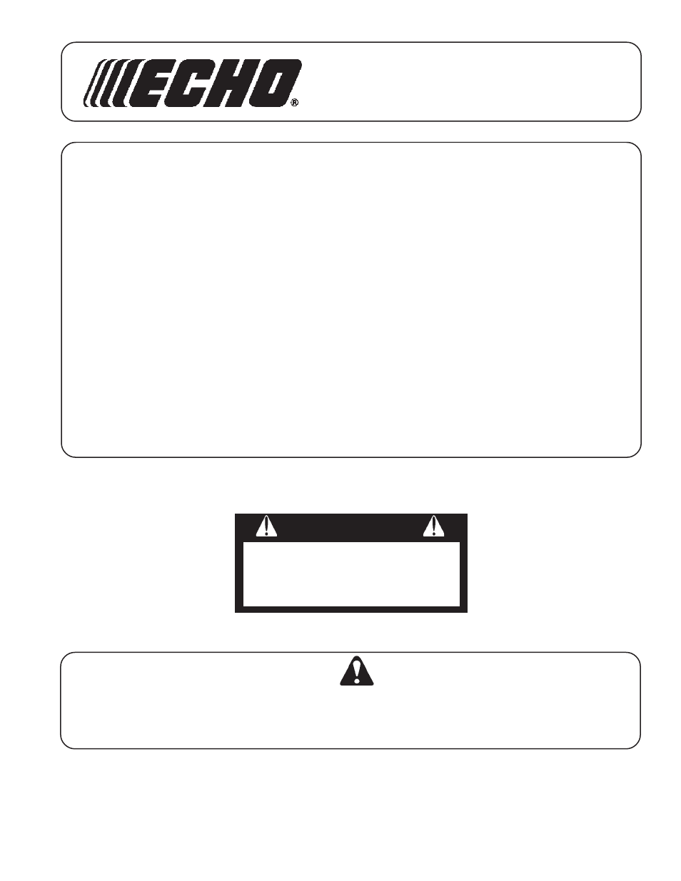 Echo PPT-2100 User Manual | 40 pages