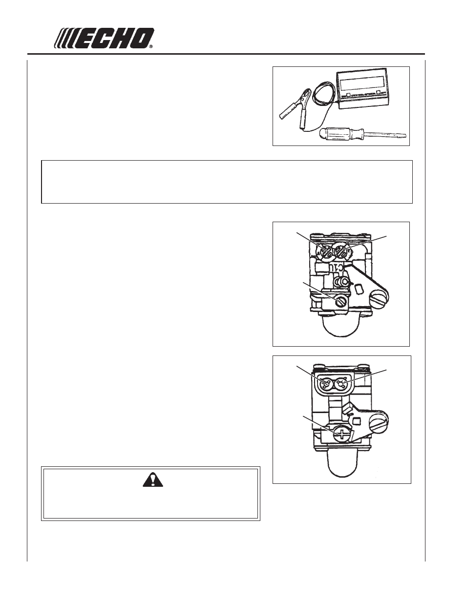 Warning danger | Echo PPT-2100 User Manual | Page 26 / 40