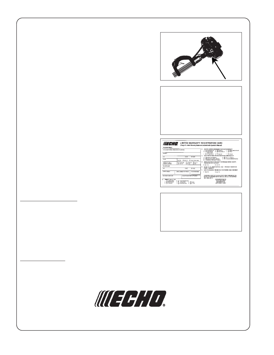 Dealer | Echo PPT-2100 User Manual | Page 32 / 40