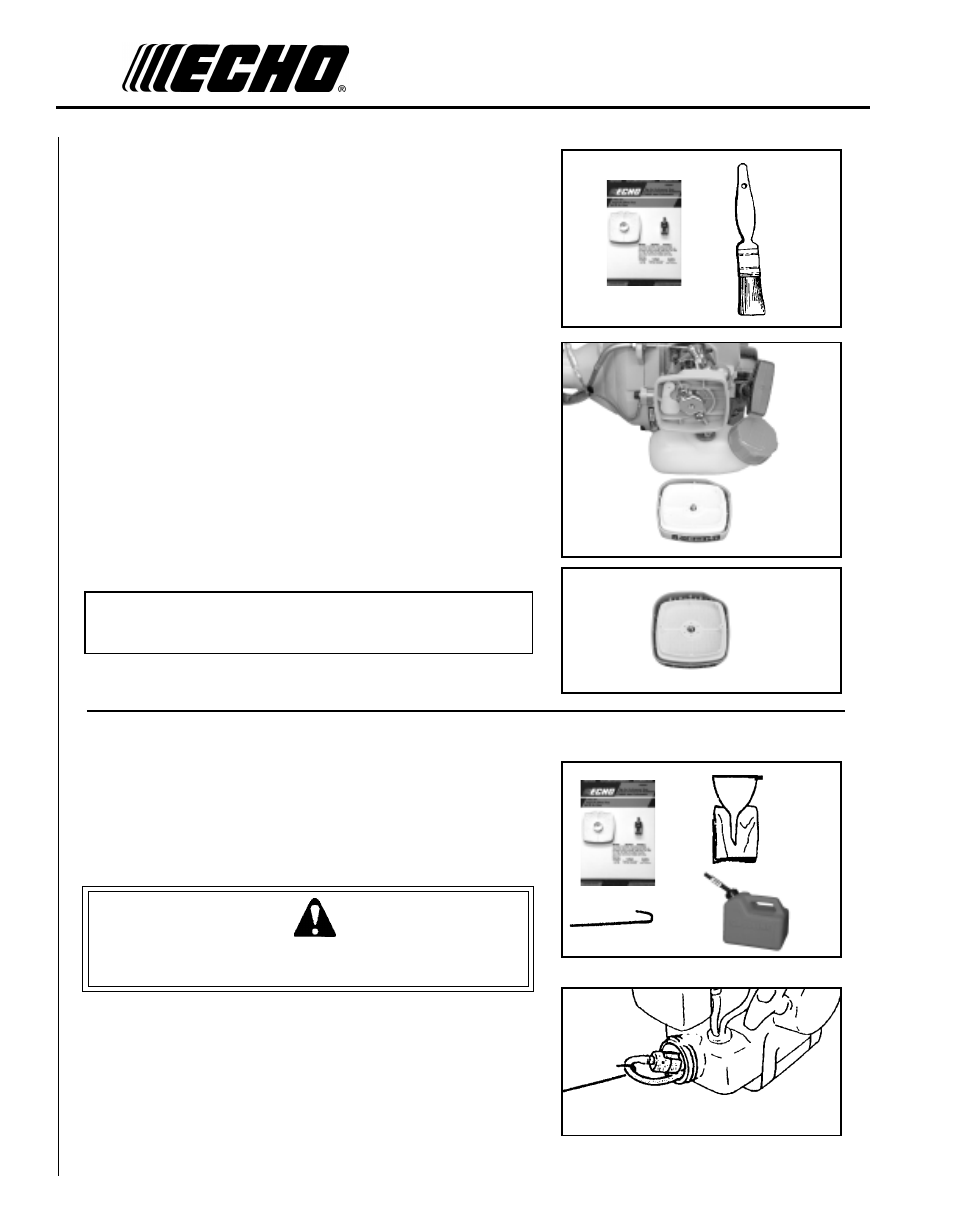 Echo SRM - 2100 User Manual | Page 24 / 37