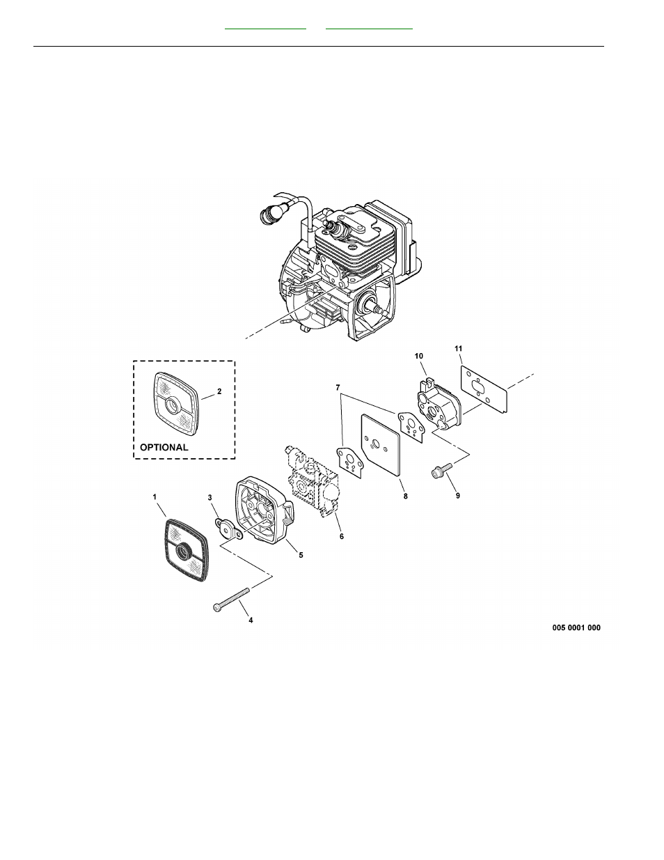 Intake | Echo SRM-265S User Manual | Page 12 / 42