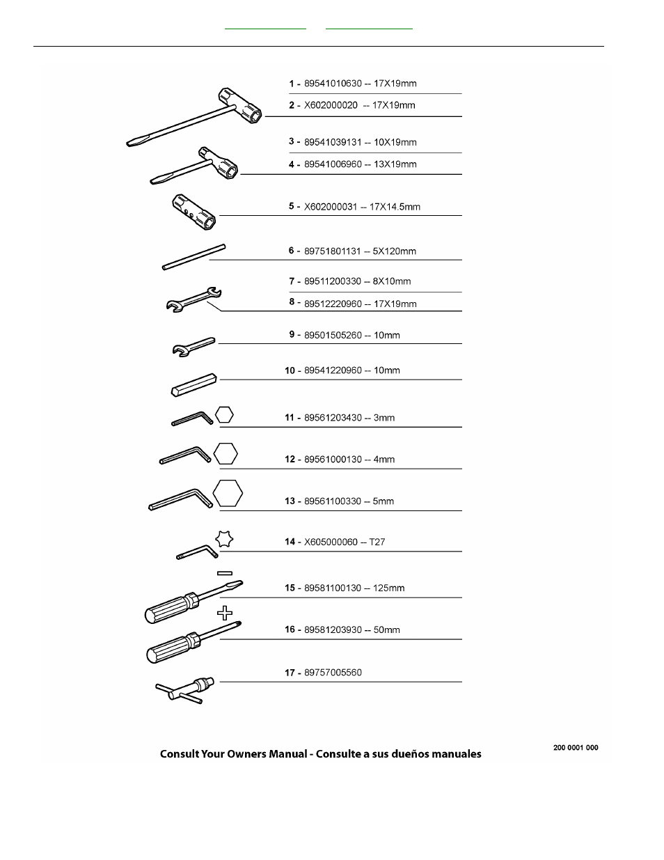 Tools | Echo SRM-265S User Manual | Page 36 / 42