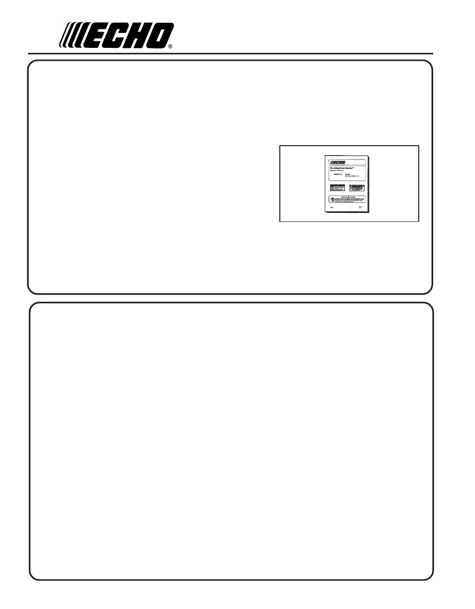 Echo PRO ATTACHMENT SERIES PAS-230 User Manual | Page 2 / 24