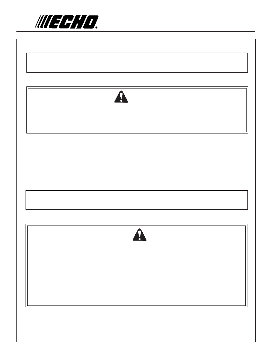 Fuel, Warning, Handling fuel warning danger | Echo SRM - 230U User Manual | Page 16 / 32
