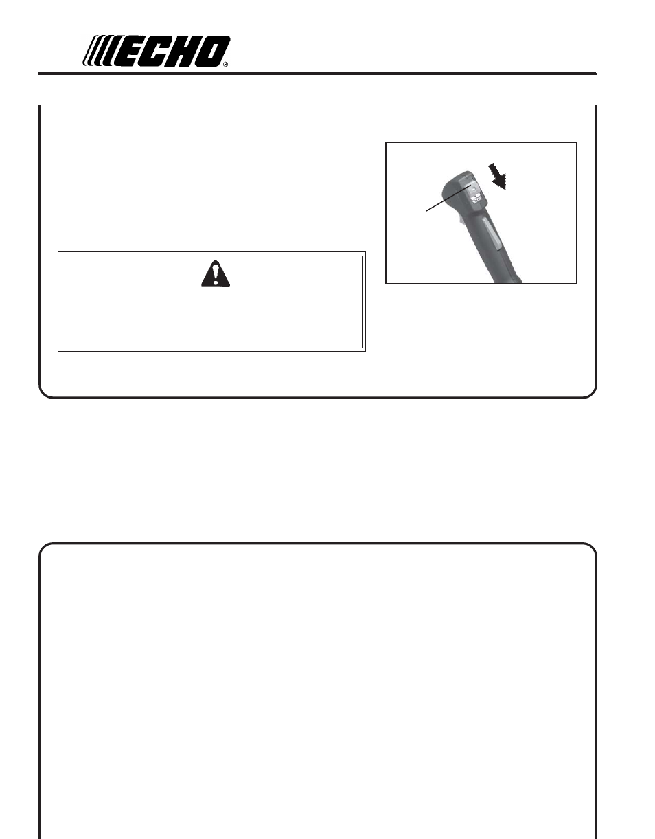 Stopping engine, Maintenance | Echo SRM - 230U User Manual | Page 20 / 32