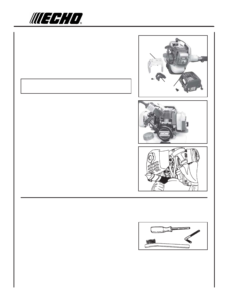 Exhaust system | Echo SRM - 230U User Manual | Page 24 / 32