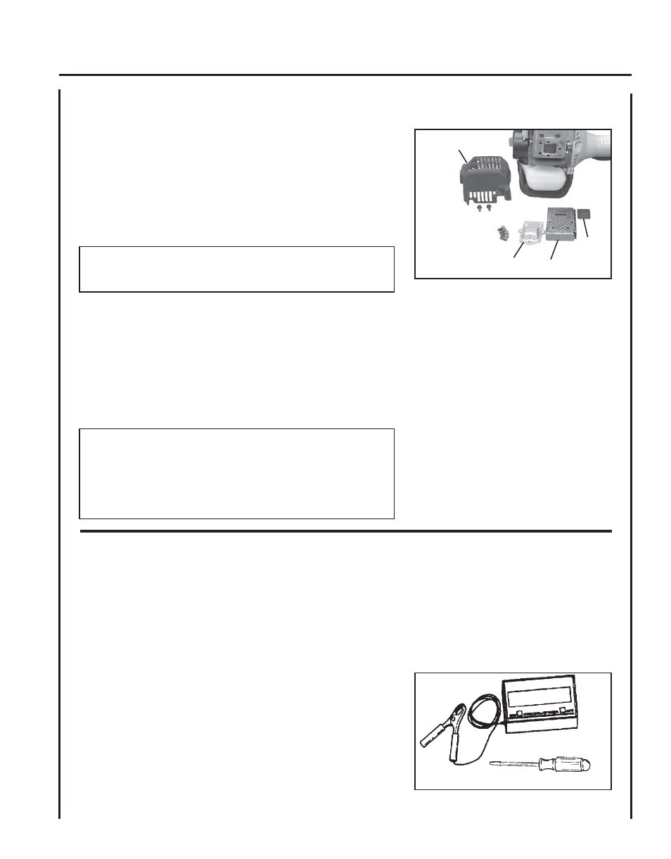 Carburetor adjustment | Echo SRM - 230U User Manual | Page 25 / 32