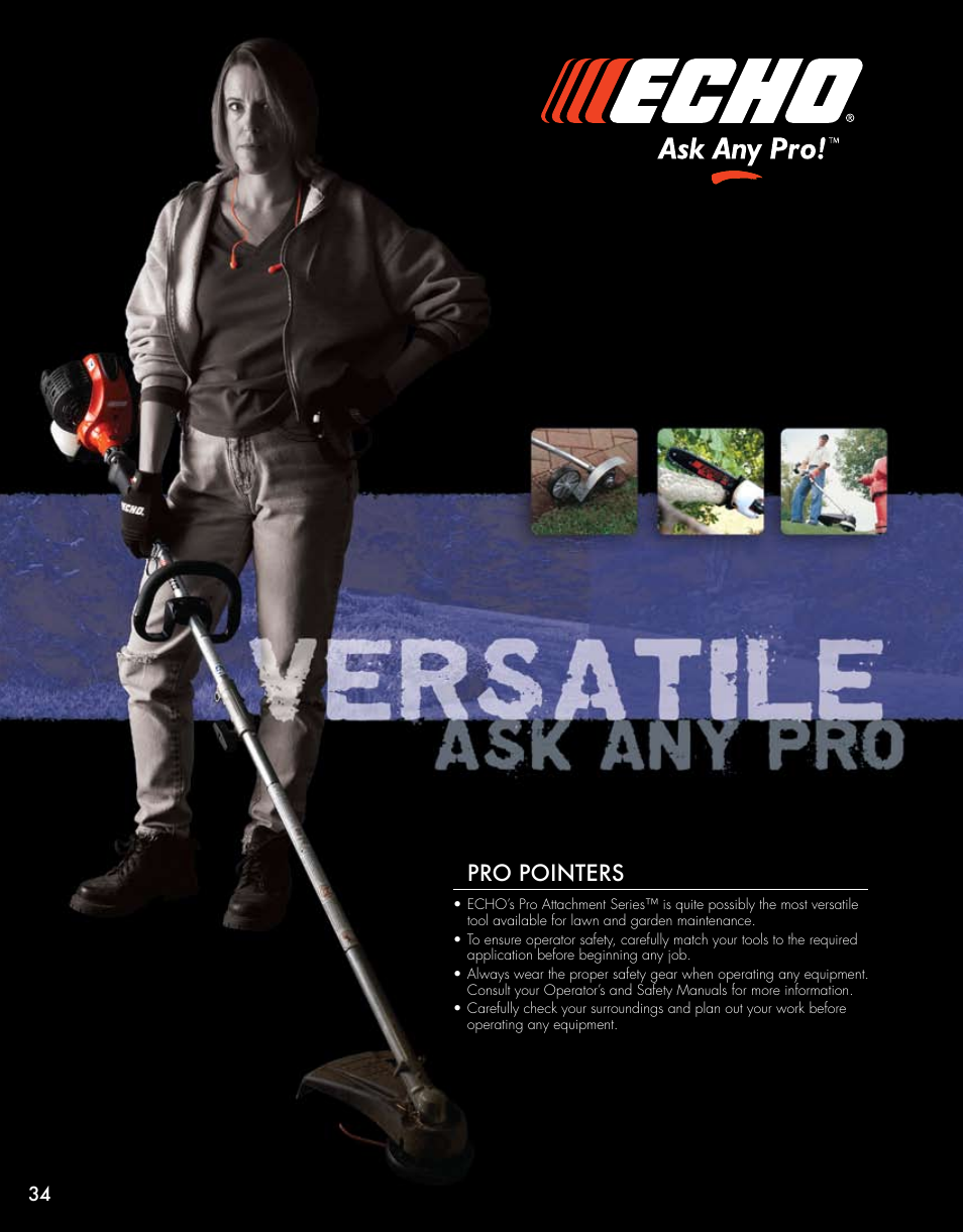 Pro pointers | Echo ELMO HV-110XG User Manual | Page 34 / 72