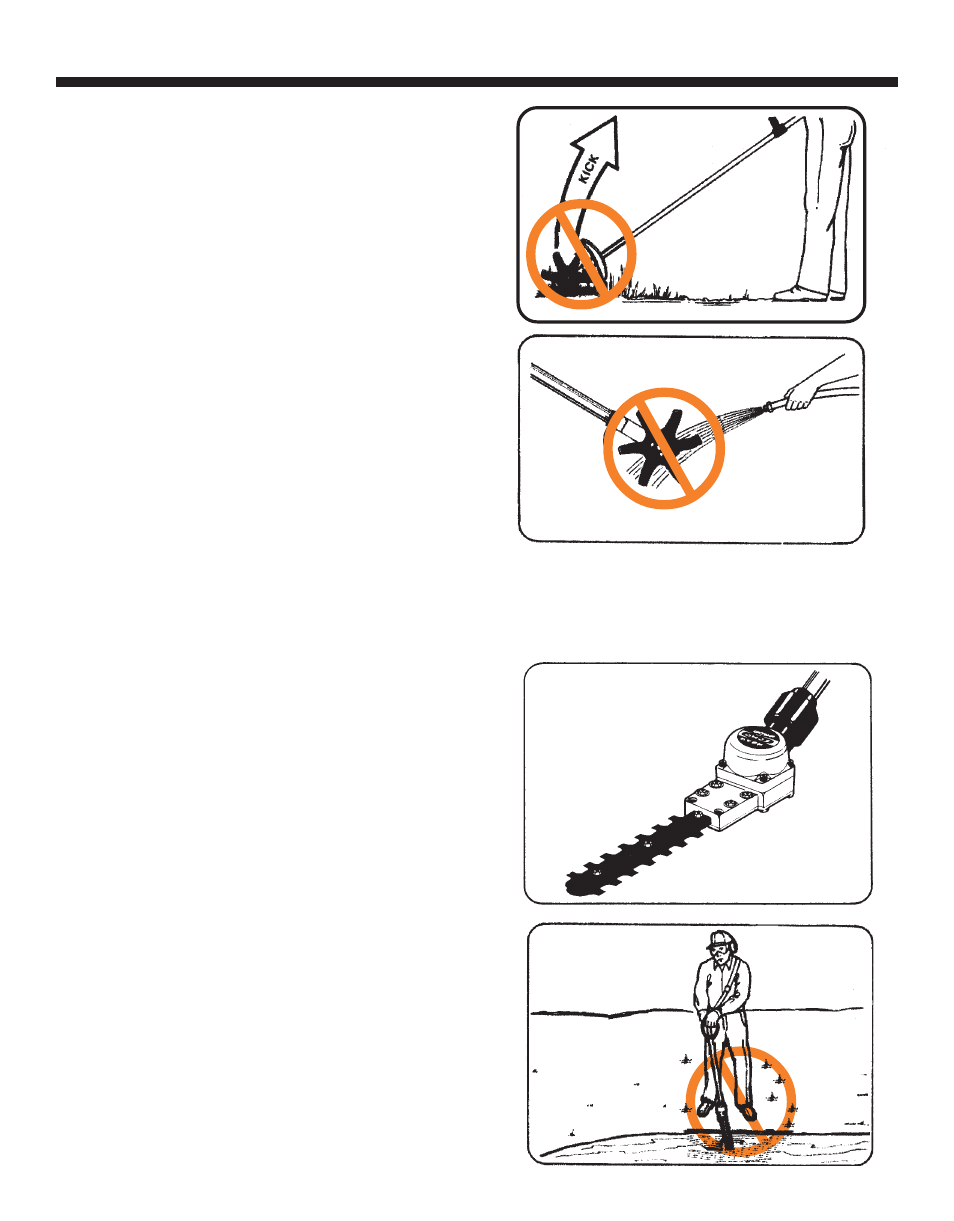 Echo underwater cutting attachments, For straight shaft srm units | Echo BRUSHCUTTER User Manual | Page 27 / 28