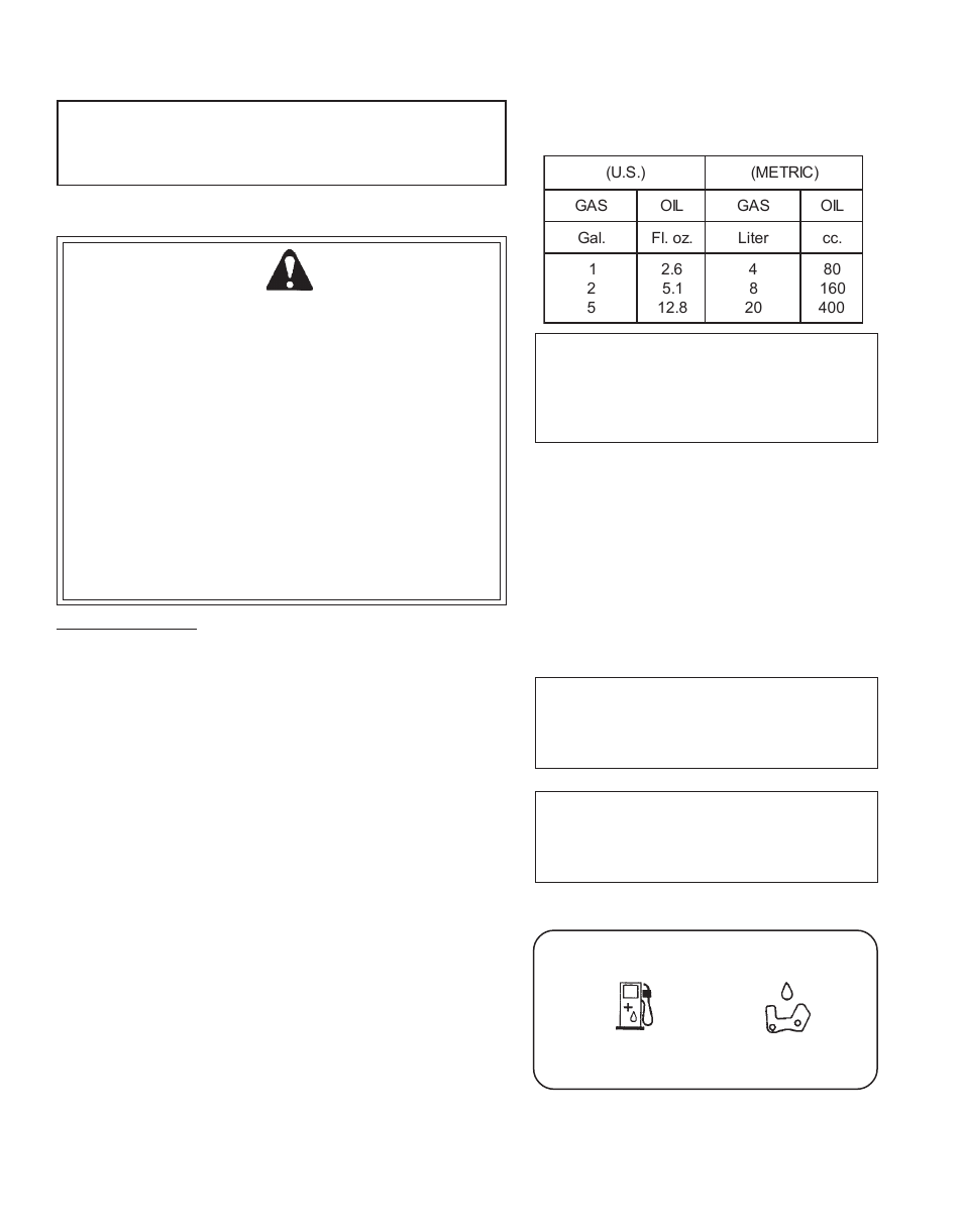 Chain lubricant, Handling fuel warning danger, Chain | Lubricant | Echo CS-305 User Manual | Page 10 / 28