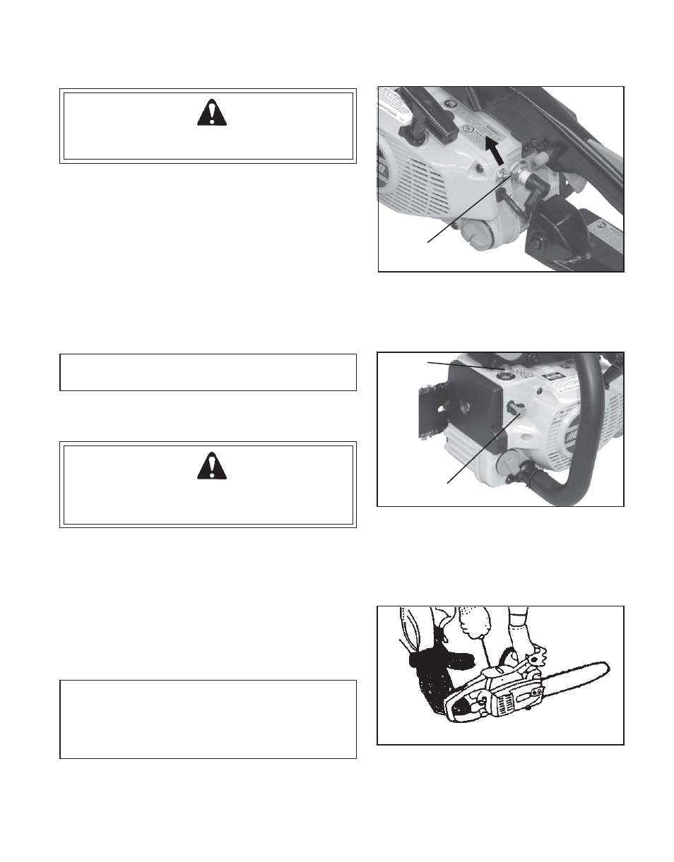 Operation, When the engine is cold, When engine is hard to start | Echo CS-305 User Manual | Page 11 / 28