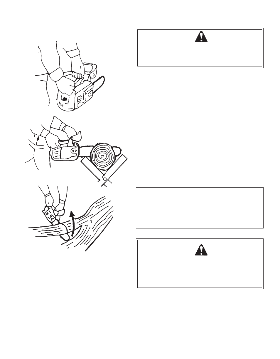 Cutting instructions | Echo CS-305 User Manual | Page 13 / 28