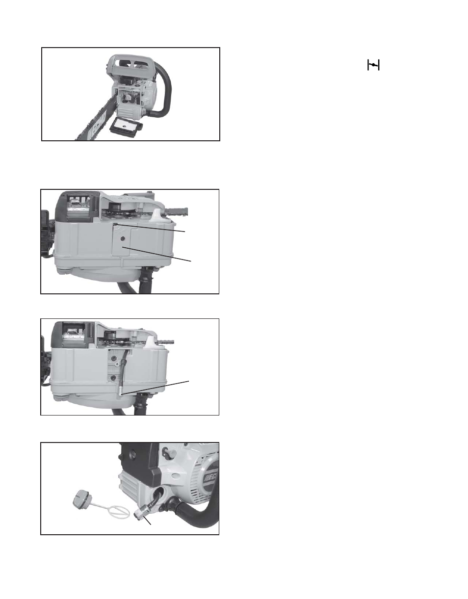 Air filter, Automatic oiler, Oil strainer | Fuel strainer | Echo CS-305 User Manual | Page 17 / 28