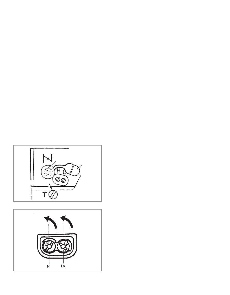 Carburetor adjustment, Carburetor, Adjustment | Echo CS-305 User Manual | Page 20 / 28