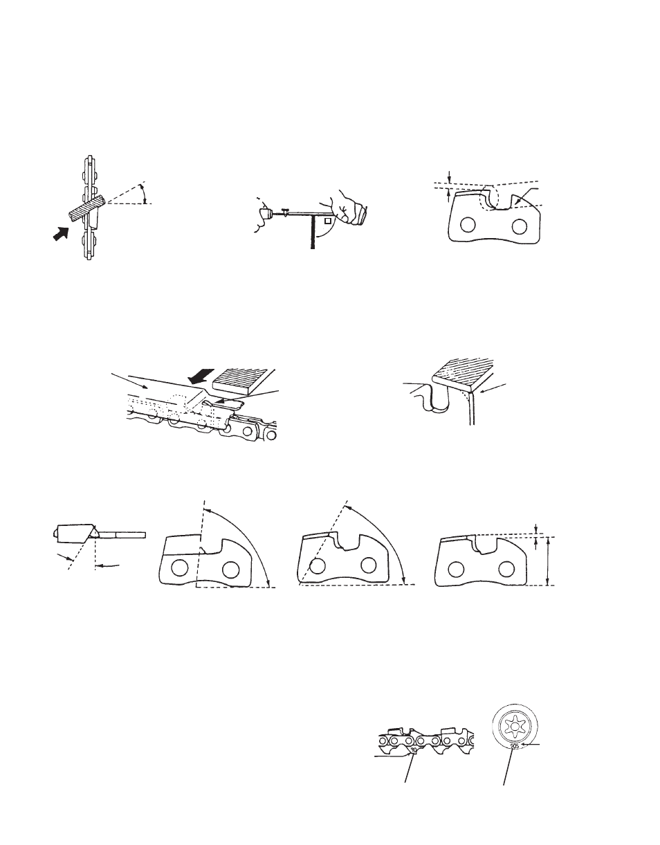 Setting, Chain | Echo CS-305 User Manual | Page 22 / 28