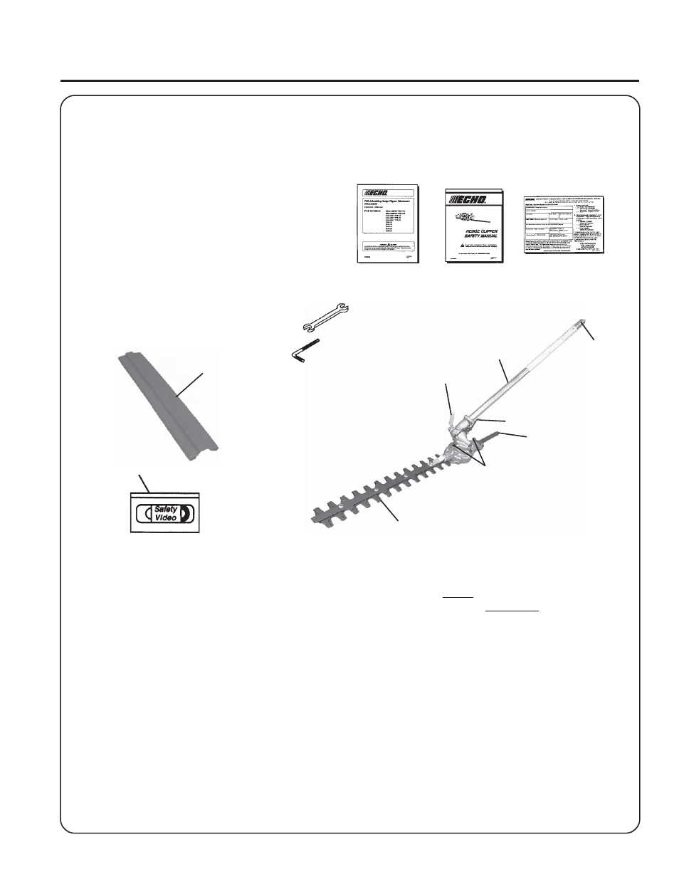 Pas a | Echo PAS Articulating Hedge Clipper Attachment 99944200590 User Manual | Page 7 / 16