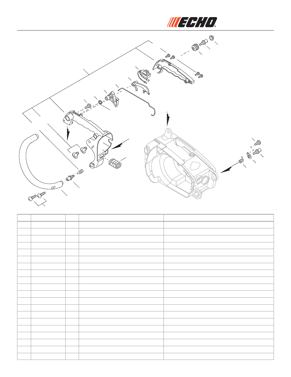 Handles, throttle control, Mangos, control del acelerador, Cs-271t | Echo MOTOSIERRA CS-271T User Manual | Page 10 / 13