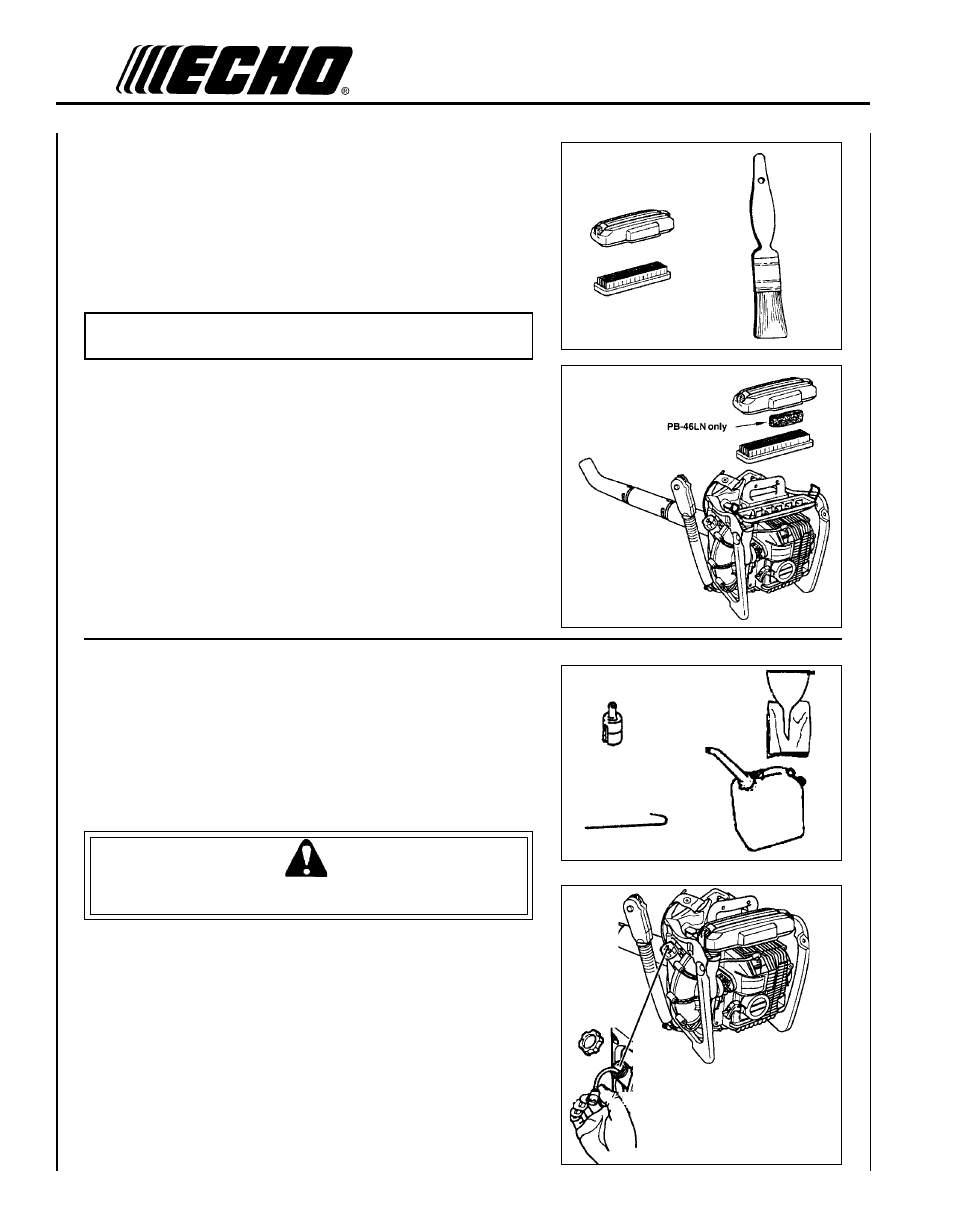 Echo PB-60HT User Manual | Page 18 / 24