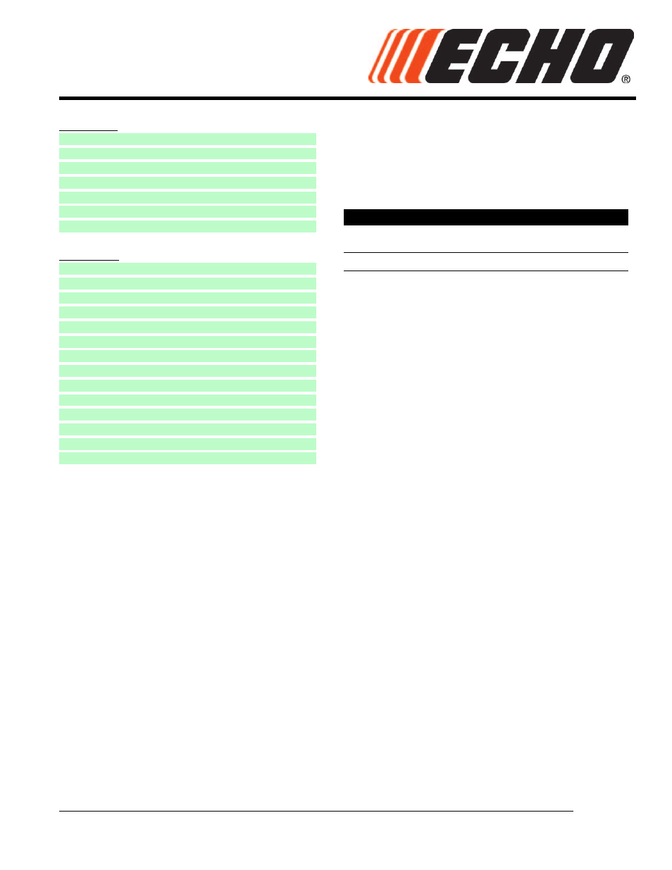 Echo PAS-260 User Manual | 42 pages