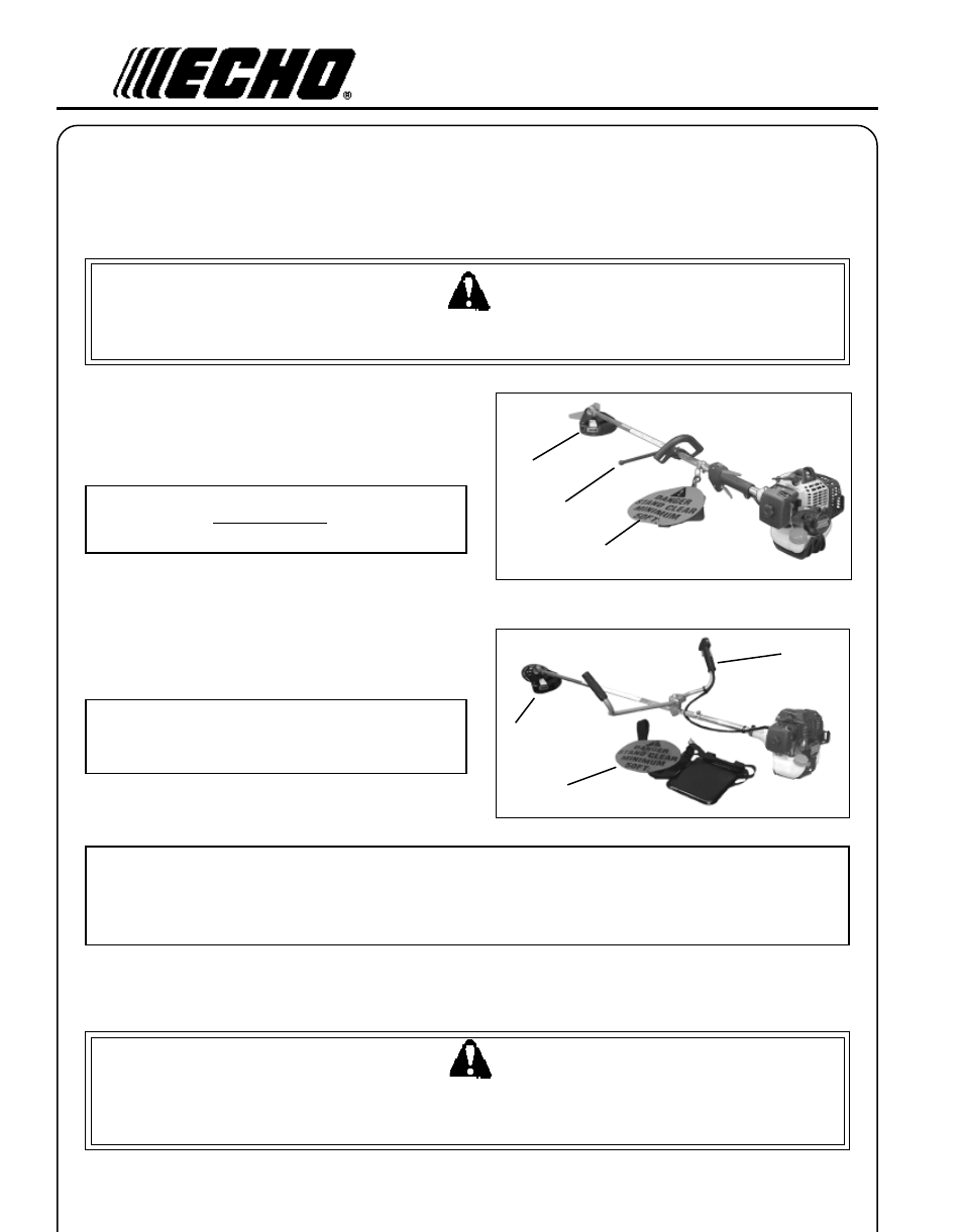 Echo SRM - 340 User Manual | Page 16 / 32