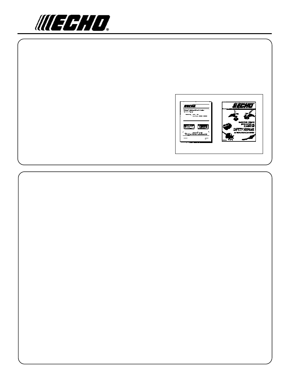 Echo SRM - 340 User Manual | Page 2 / 32