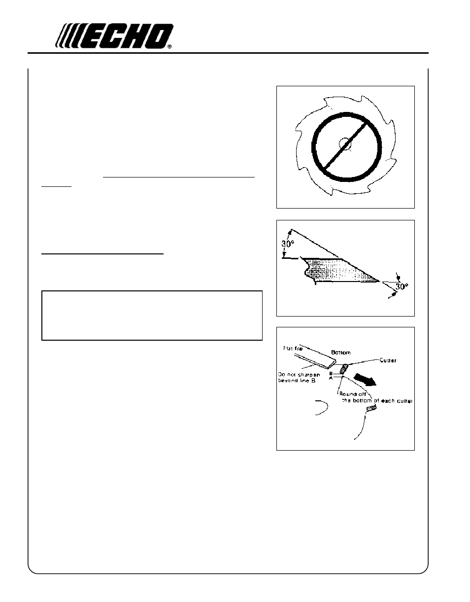 Echo SRM - 340 User Manual | Page 28 / 32