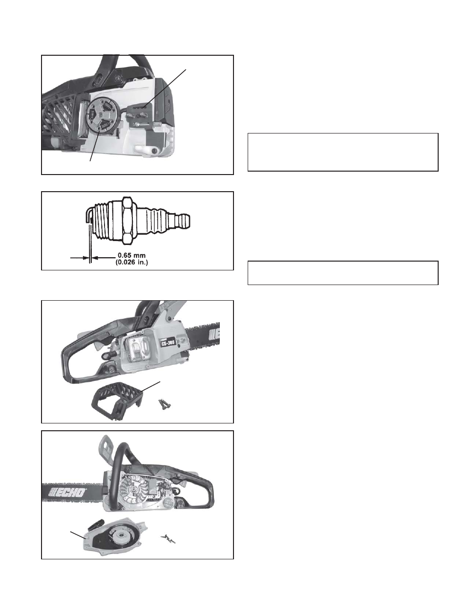 Echo CS-305 User Manual | Page 17 / 24