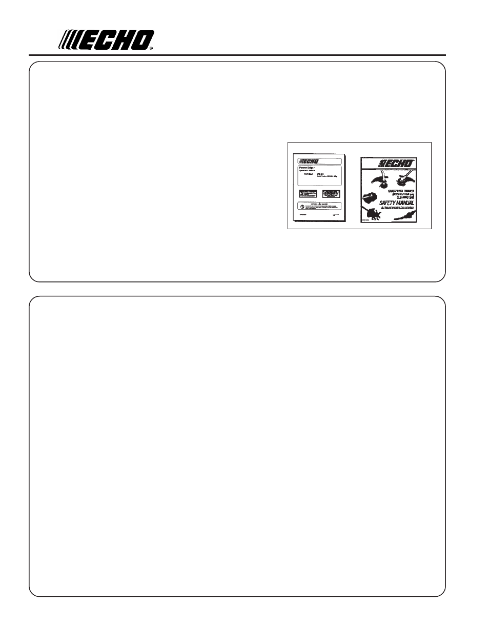 Echo PE-230 User Manual | Page 2 / 28