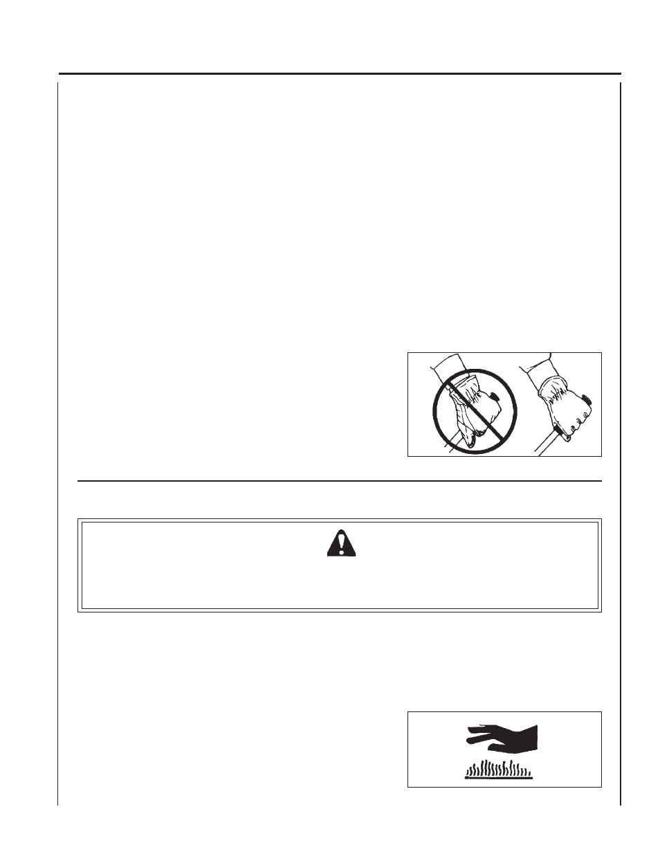 Warning danger | Echo PE-230 User Manual | Page 5 / 28