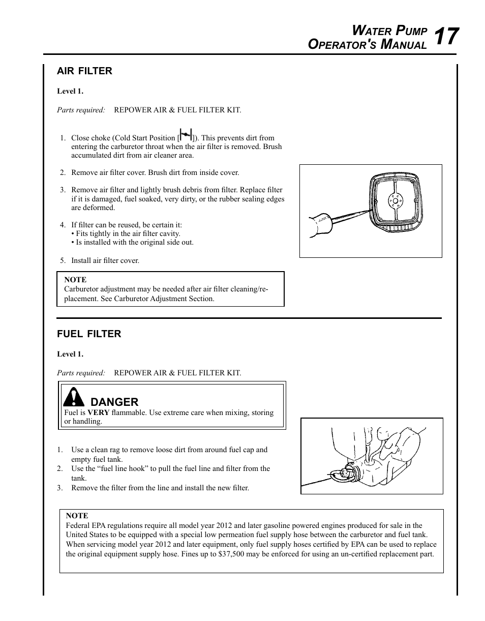 Echo WP-1000 User Manual | Page 17 / 32