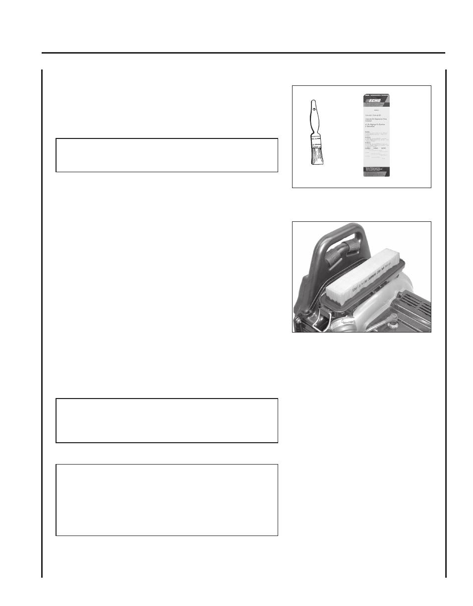Air filter | Echo PB-755T User Manual | Page 19 / 28