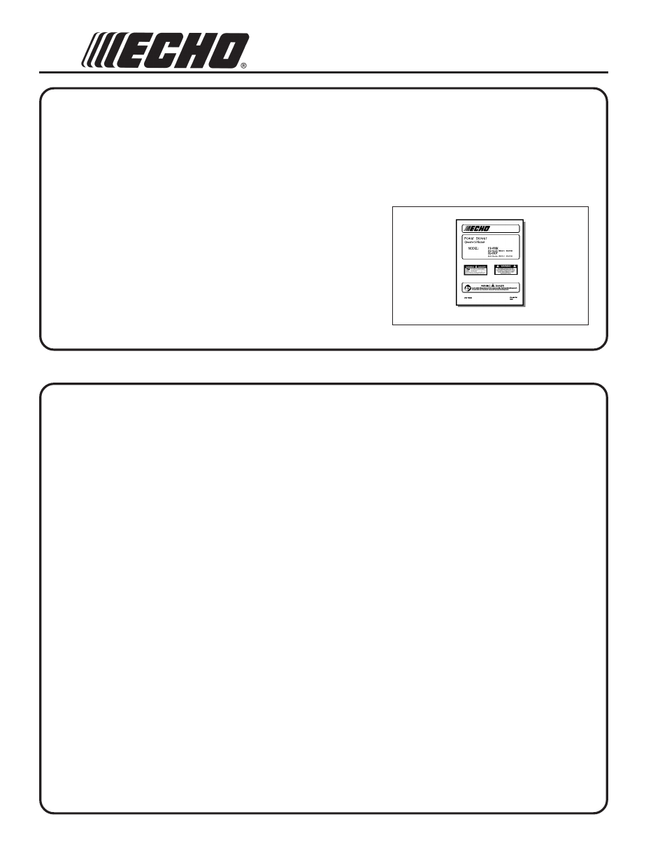 Echo PB-755T User Manual | Page 2 / 28