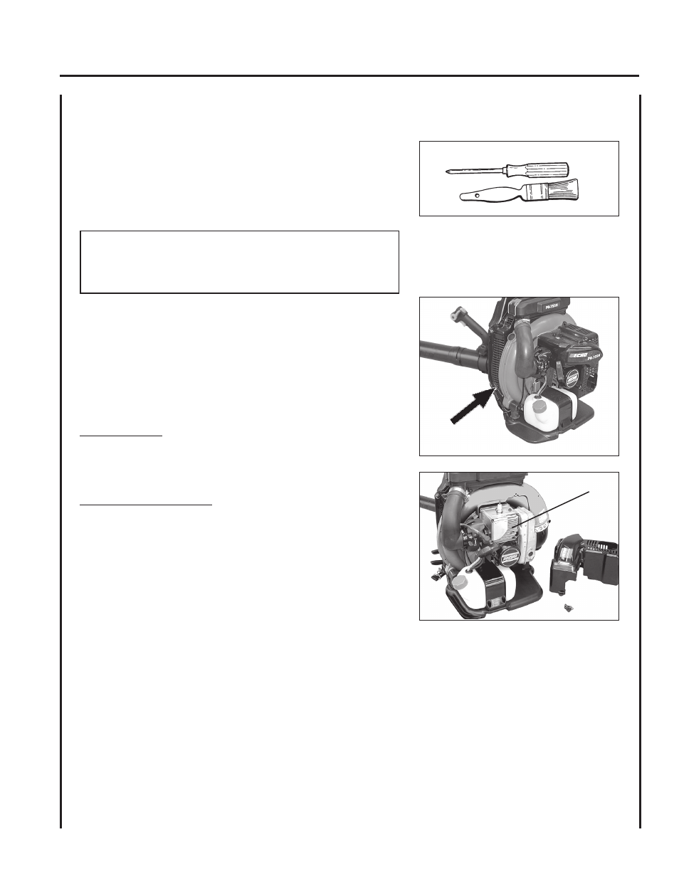 Cooling systems cleaning | Echo PB-755T User Manual | Page 21 / 28