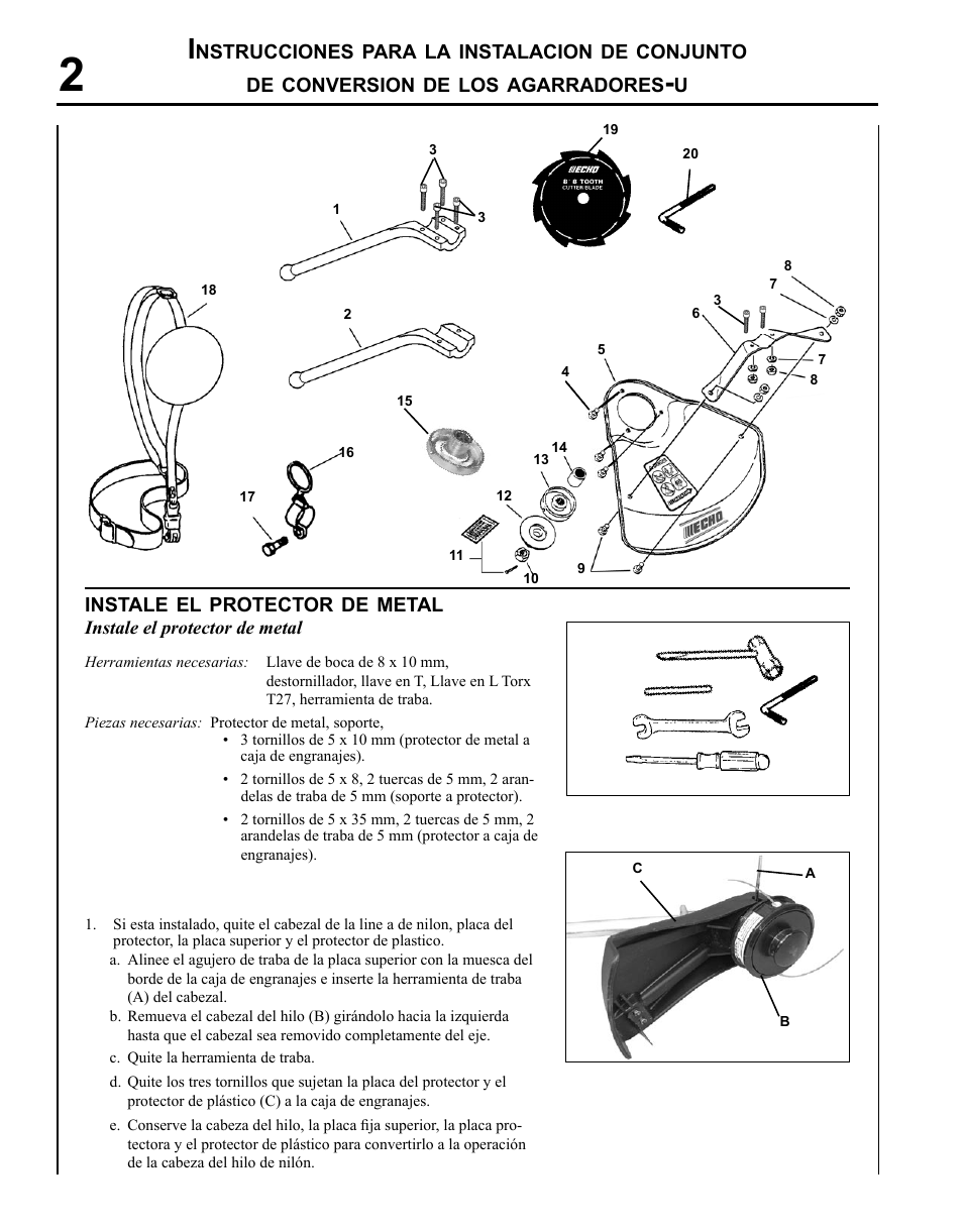 Echo X767000193 User Manual | Page 8 / 24