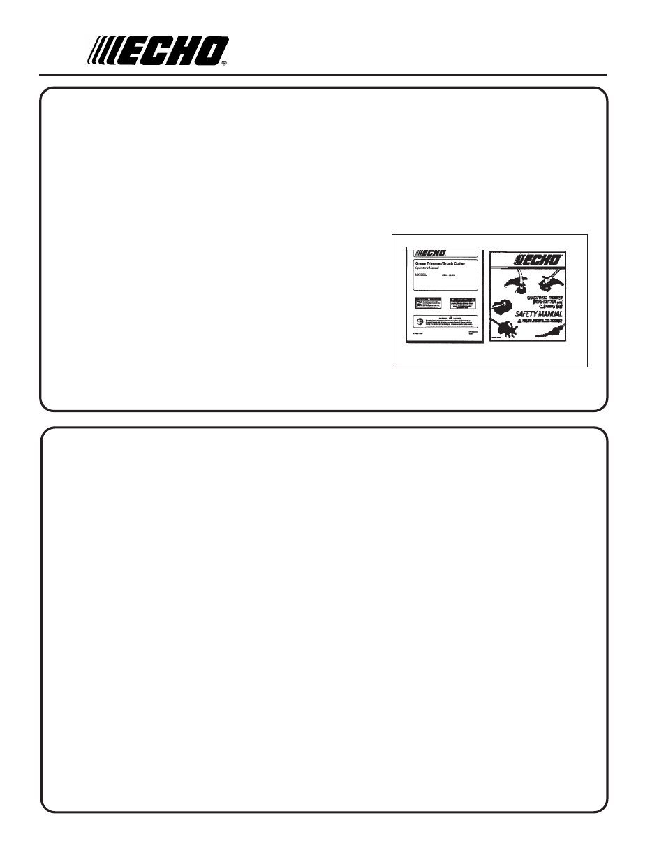 Echo SRM-210SB User Manual | Page 2 / 32
