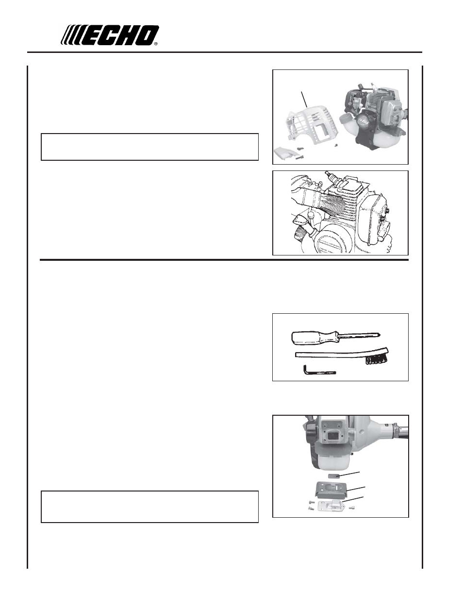 Exhaust system | Echo SRM-210SB User Manual | Page 20 / 32
