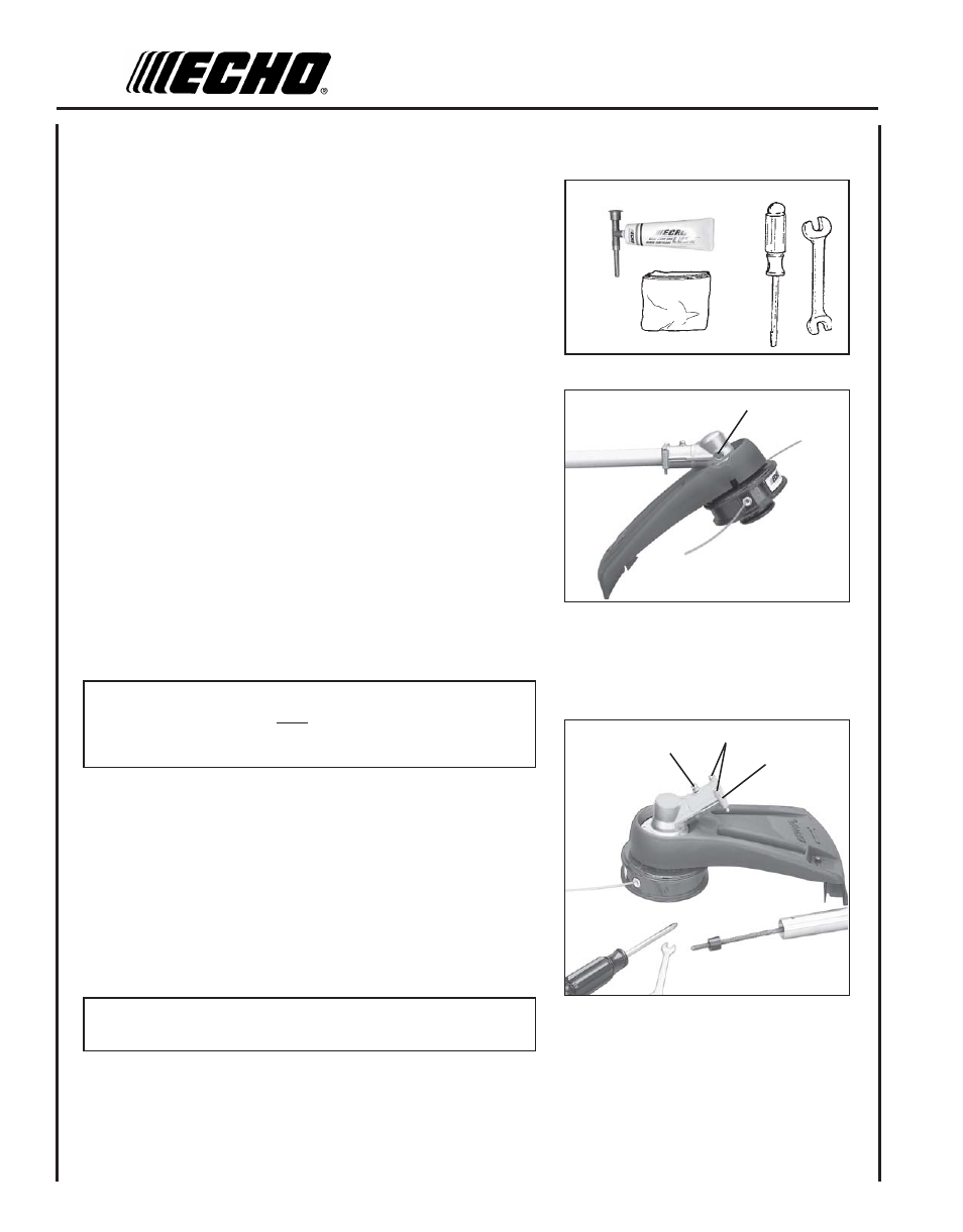Lubrication | Echo SRM-210SB User Manual | Page 22 / 32