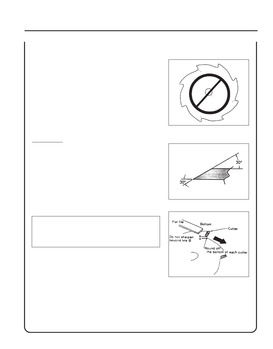 Sharpening metal blades | Echo SRM-210SB User Manual | Page 25 / 32