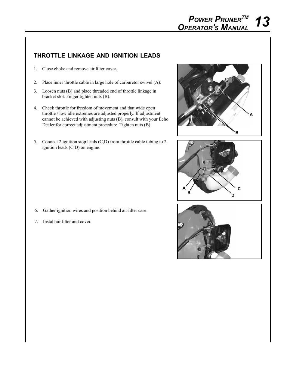 Echo PPF-280 User Manual | Page 13 / 36