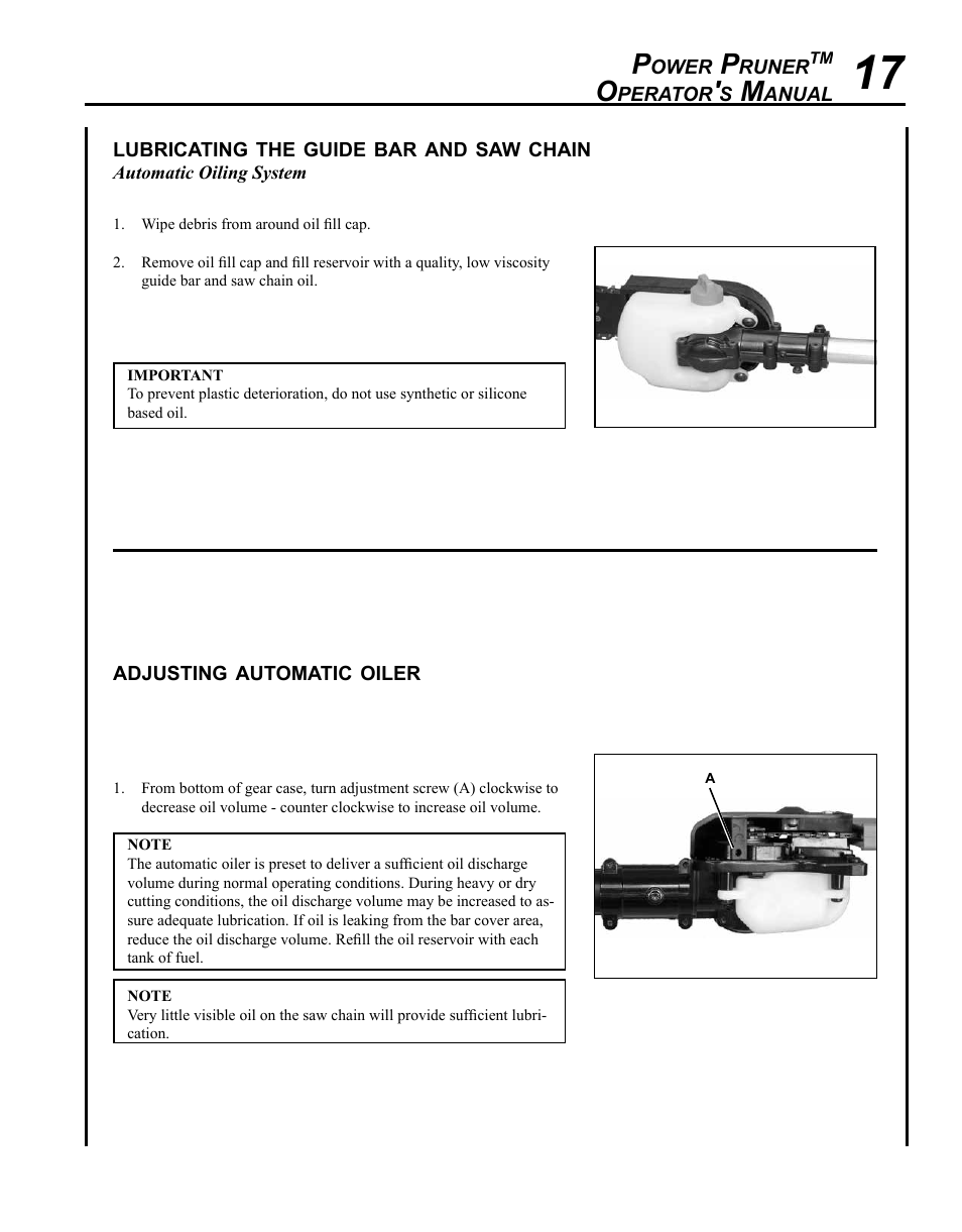 Echo PPF-280 User Manual | Page 17 / 36