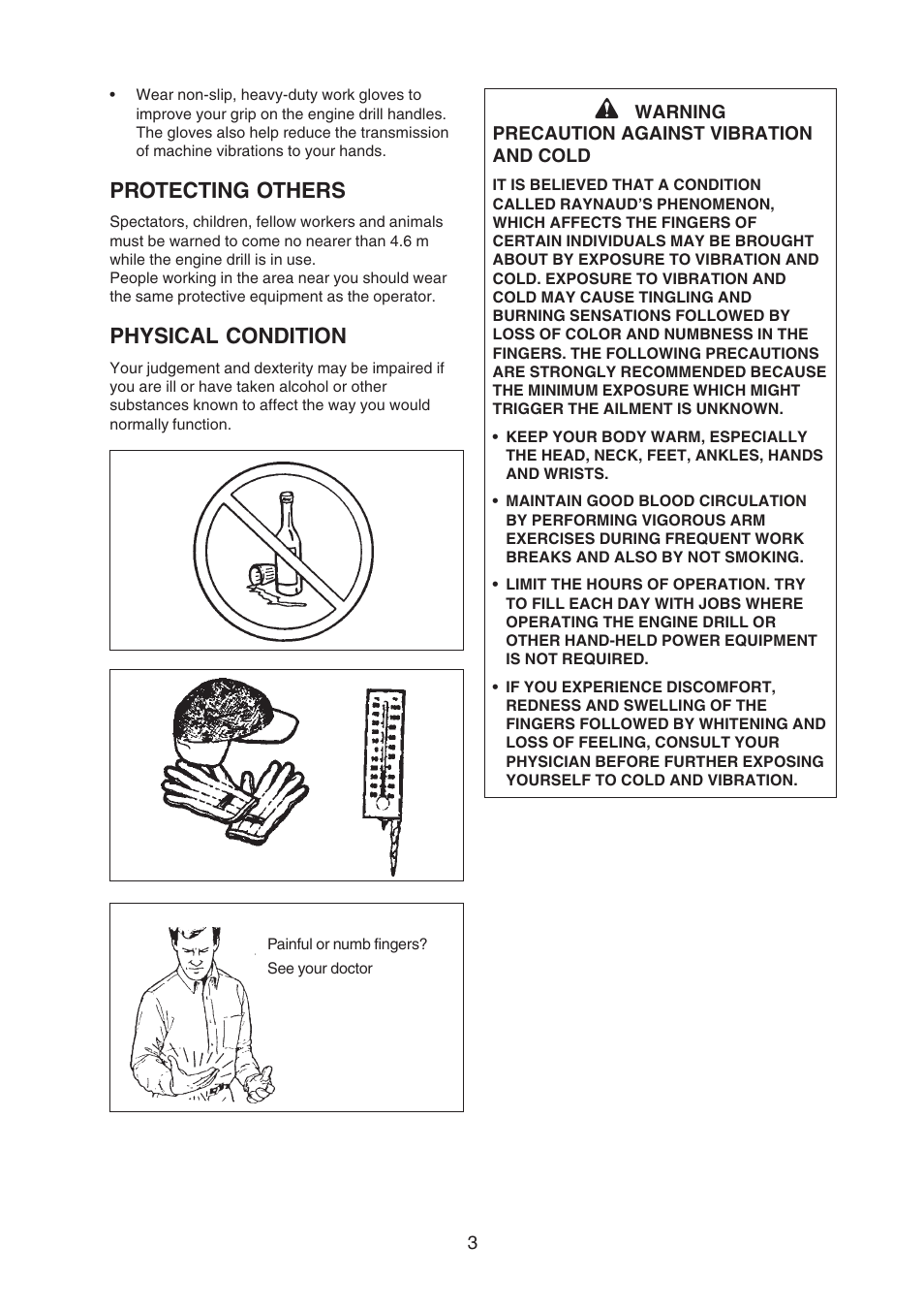 Protecting others, Physical condition | Echo EDR-210 User Manual | Page 5 / 18