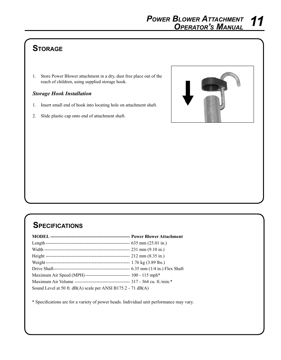 Echo 99944200490 User Manual | Page 11 / 12