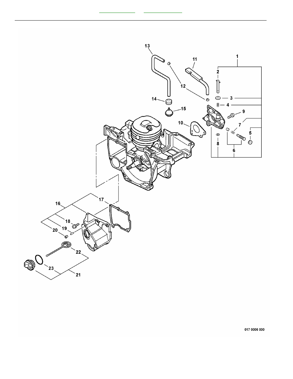 Auto-oiler, oil tank | Echo cs-520 User Manual | Page 22 / 34
